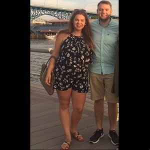 Maurices Floral Romper - Large